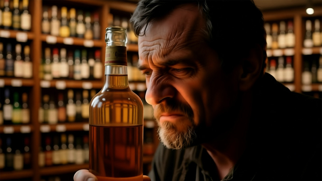 Похититель элитного алкоголя попался на бутылке, которой побрезговал