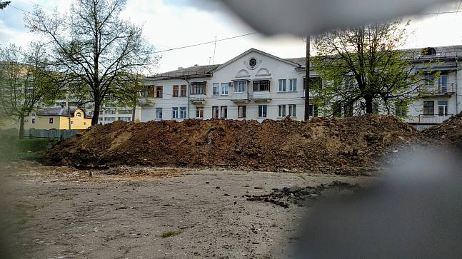Первые коммунальные «раскопки» на улице Чайковского